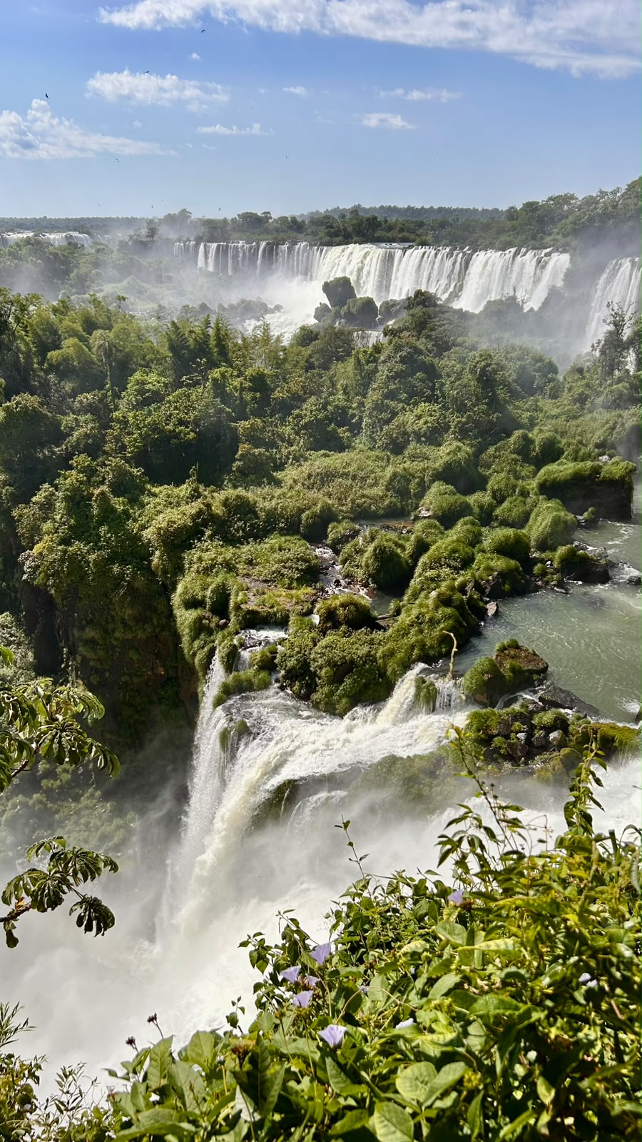 Iguazú Falls seen from the Argentine walkways
